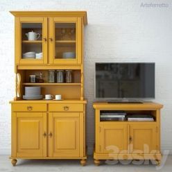 3D model ARTEFERRETTO wardrobe and TV Stand