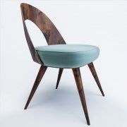 3D model Modern wooden chair
