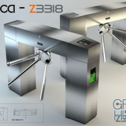 3D model Entrance Barrier Gate Fujica-Z3318