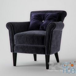 3D model Armchair Eichholtz Club Denver