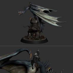 3D model Diorama Nazgul – 3D Print