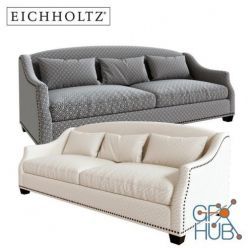 3D model Eichholtz sofa Langford