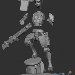 3D model Minigames Miniatures - Greater Good Anime Figurine – 3D Print