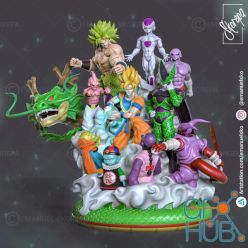 3D model DBZ Diorama