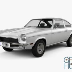 3D model Chevrolet Vega hatchback 1971 car