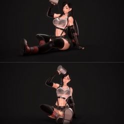 3D model Tifa based on kajinman – 3D Print