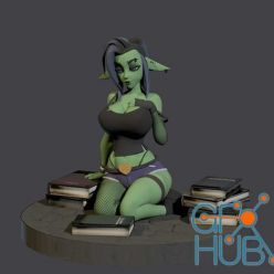 3D model Sexy female goblin – 3D Print
