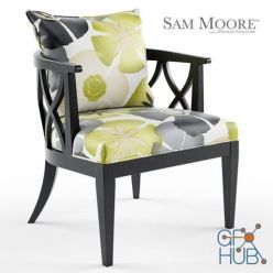 3D model Verona armchair by Sam Moore