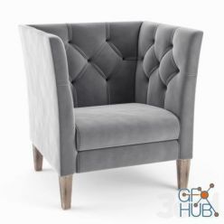 3D model Manon Armchair HIGH (MAX 2011)