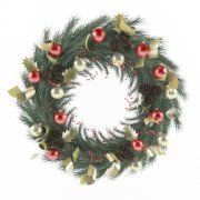 3D model Christmas decoration-wreath