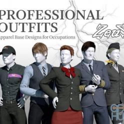 3D model iClone Character Creator – Professional Outfits