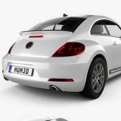 3D model Volkswagen Beetle 2012