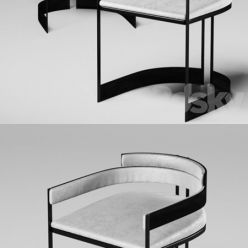 3D model Rossato Arredamenti Swansea Chair