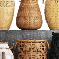 3D model Collection of baskets