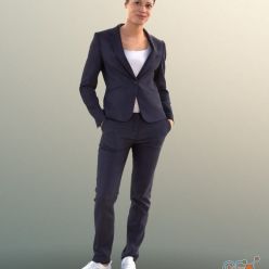 3D model Diana girl 3d-scan character