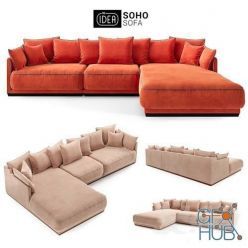 3D model Modular Sofa SOHO by The IDEA