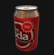 3D model Diet soda in the bank