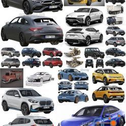 3D model Car 3D Models Bundle 1 January 2023