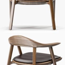 3D model BassamFellows Mantis Lounge Chair