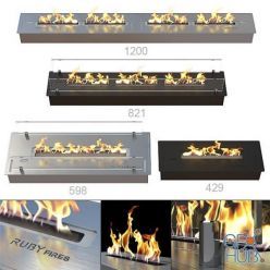 3D model Bio Fireplaces Ruby Fires