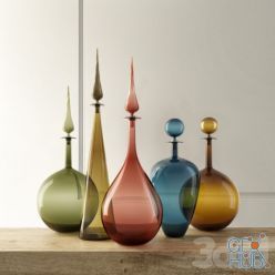 3D model JOE CARIATI Glass Bottles