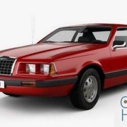 3D model Ford Thunderbird 1983