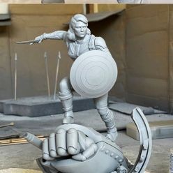 3D model Captain Carter – 3D Print