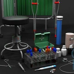 3D model Cubebrush – 3D Medical Collection 1