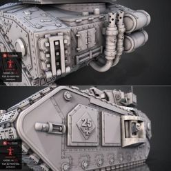 3D model Vulcan Tank – 3D Print