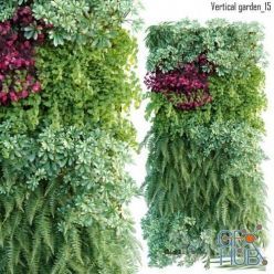 3D model Vertical garden 15