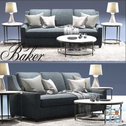 3D model Malory Sofa Baker Oberon