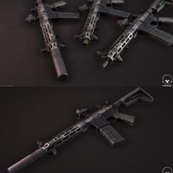 3D model AR-15 SLR Rifleworks