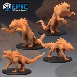 3D model Epic Minis Twin Mountains – 3D Print