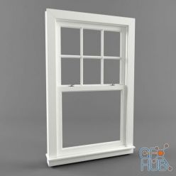 3D model Double Hung Window
