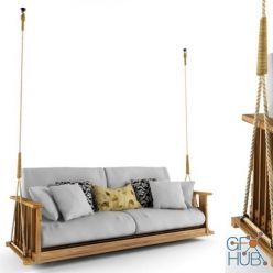 3D model Hanging sofa ferry