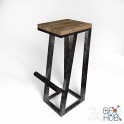 3D model Bar stool loft