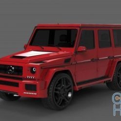 3D model Mercedes Gelendwagen G63 car