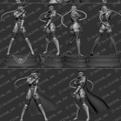 3D model Street Fighter - Shadaloo Cammy Dictator – 3D Print