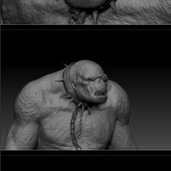 3D model Cave Troll The Lord of the Rings – 3D Print