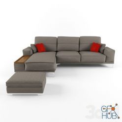 3D model Corner sofa