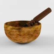3D model Tibetan singing bowl