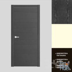 3D model Alexandrian doors Mix 4 model (Premio collection)