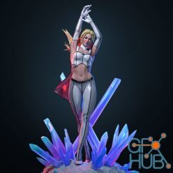 3D model Emma Frost X-men