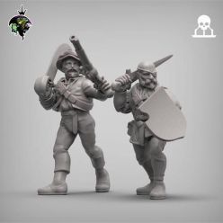 3D model Reptilian - Mercenaries And Militia – 3D Print