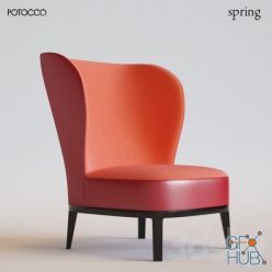 3D model Spring chair