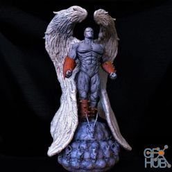 3D model Spawn Angel Fanart from DC – 3D Print