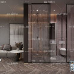 3D model Apartment Interior (Corona) 10