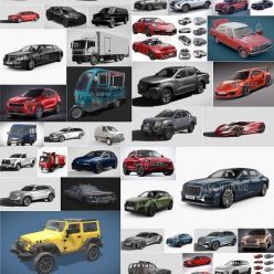 3D model Car 3D Models Bundle August 2022