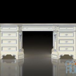 3D model Toilet classic table by Modenese Gastone