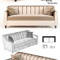 3D model Neville sofa